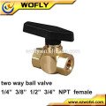 tube NPT steam 3000psi 5000 psi ball valve two way